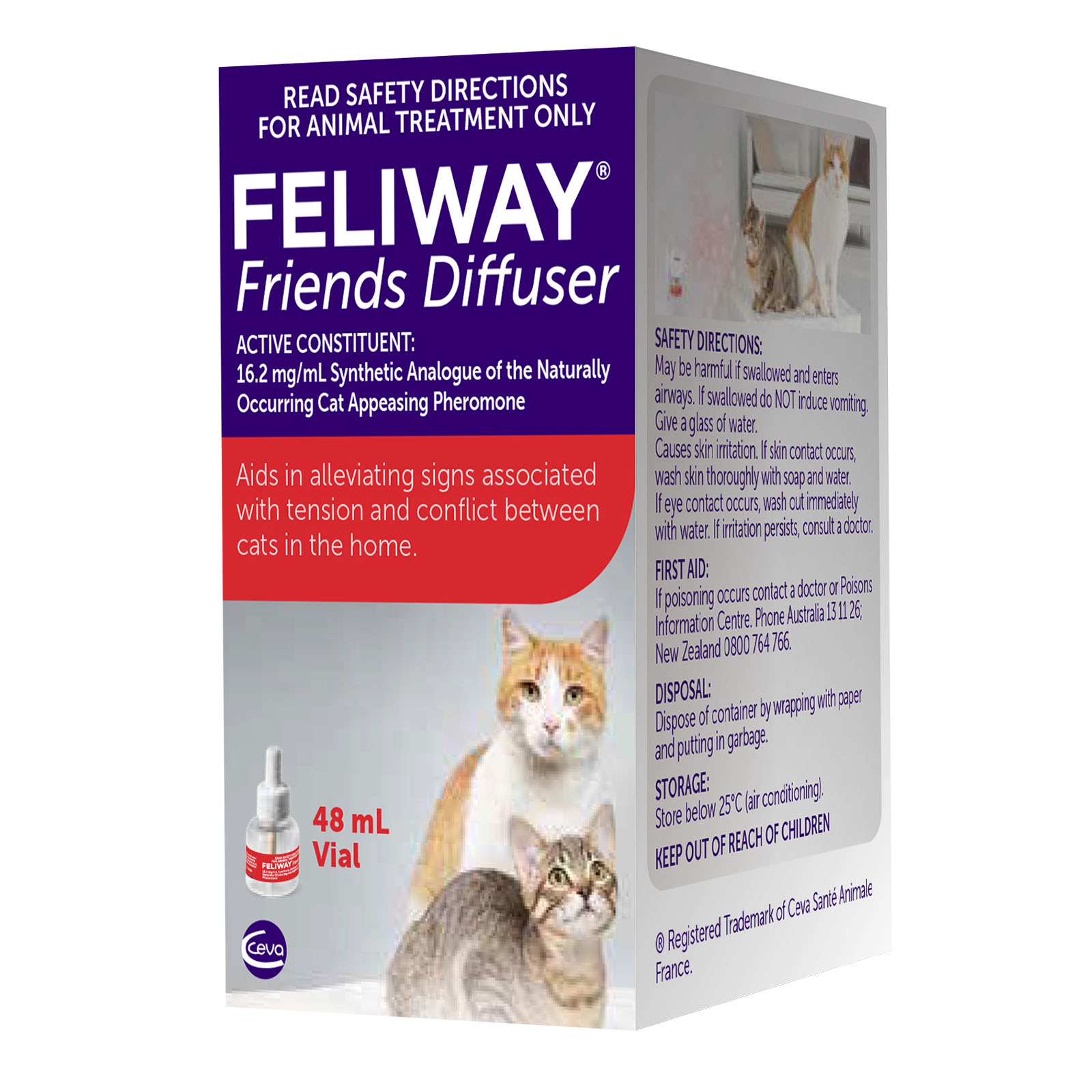 Feliway Friends - Recharge 48 ml  Hygiène et Soins chats - Médor et  Compagnie®
