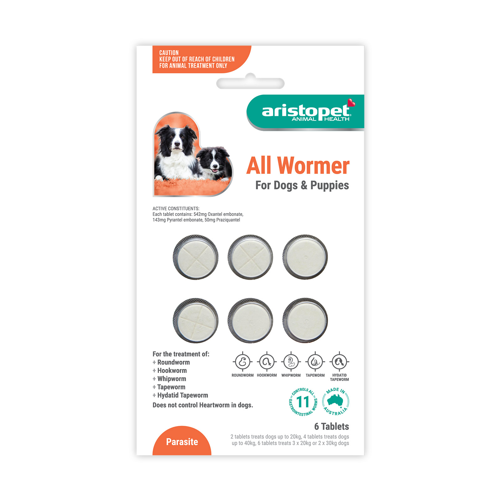 Aristopet allwormer deals large dog