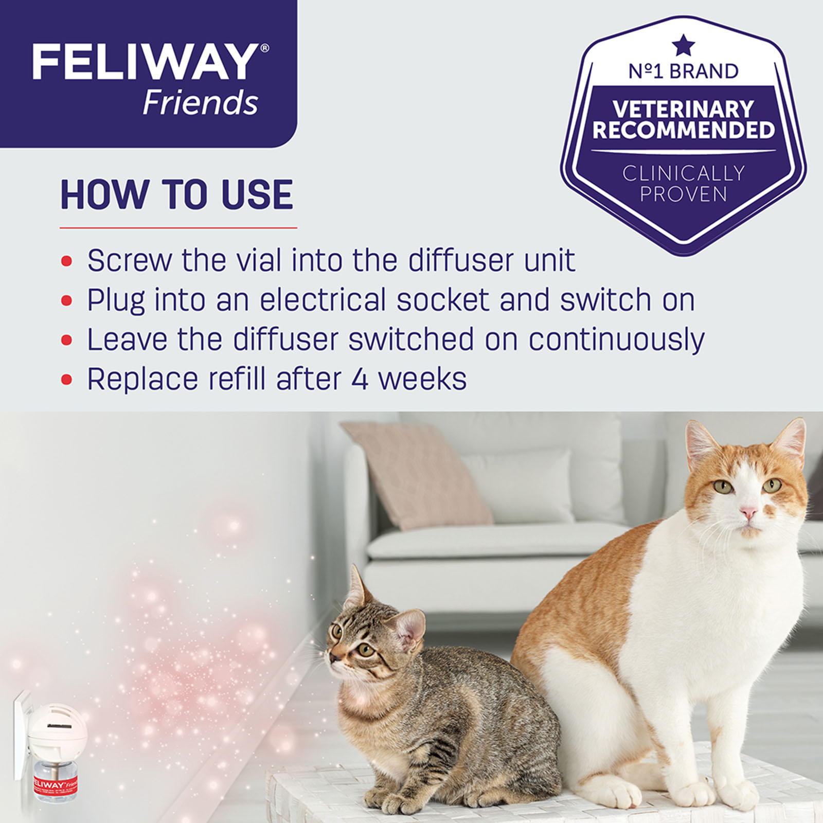 Feliway clearance diffuser replacement