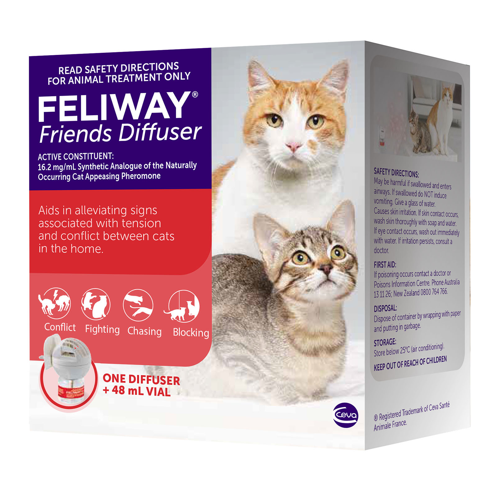 Feliway Friends Diffuser Set For Kittens And Cats 48 ml 109.18