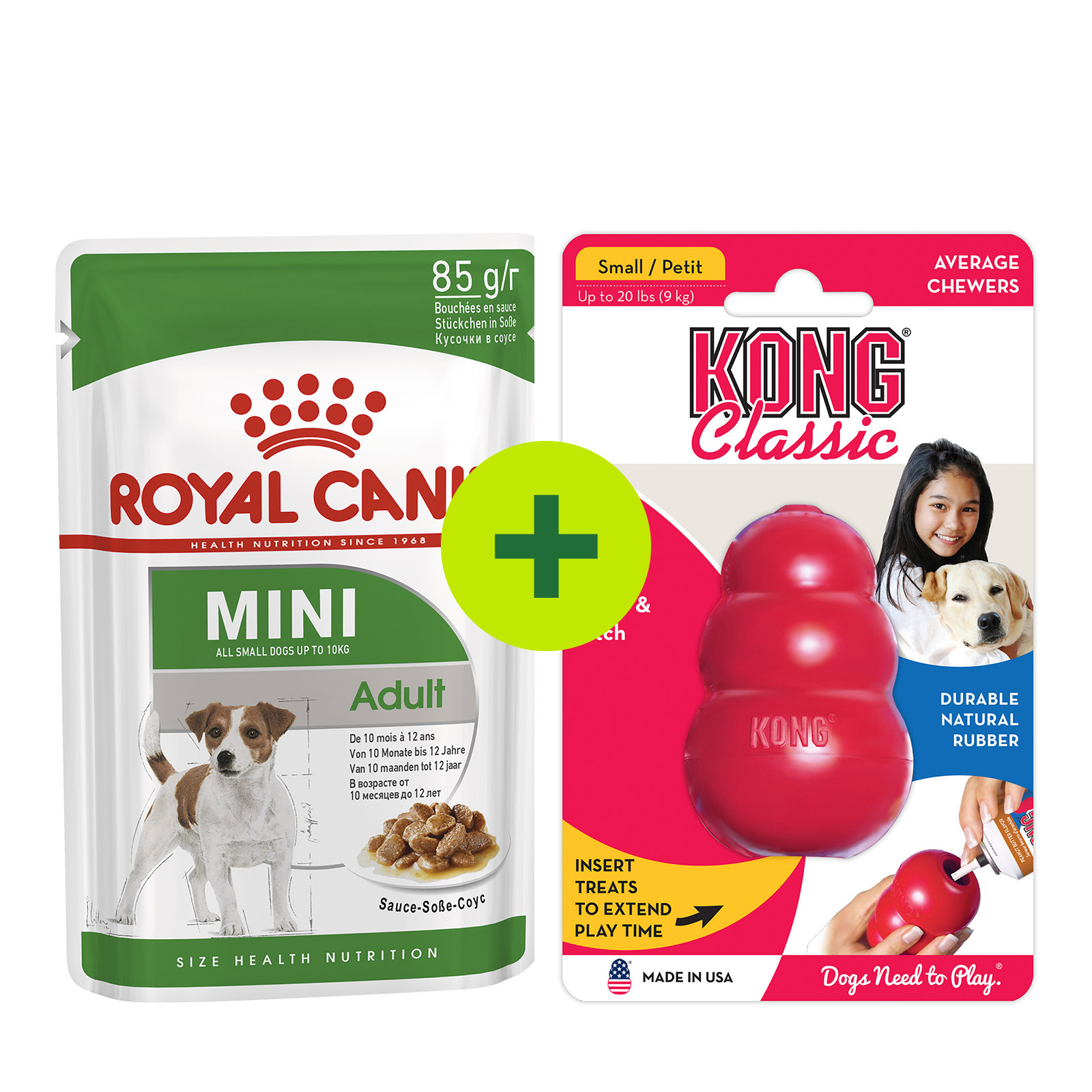 Royal Canin Adult Wet Food KONG Toys For Dogs