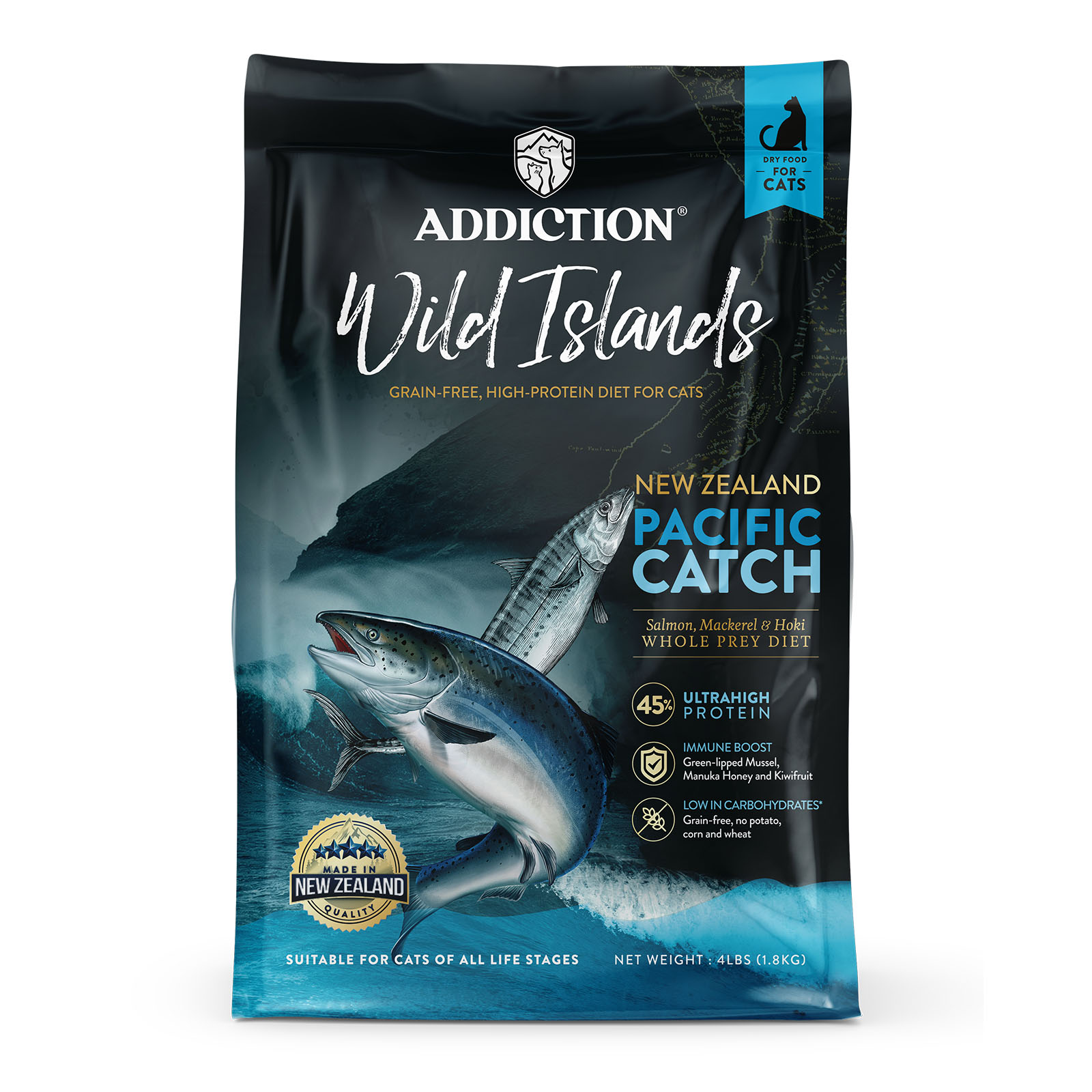 Addiction Wild Islands Pacific Catch Grain Free All Life Stages