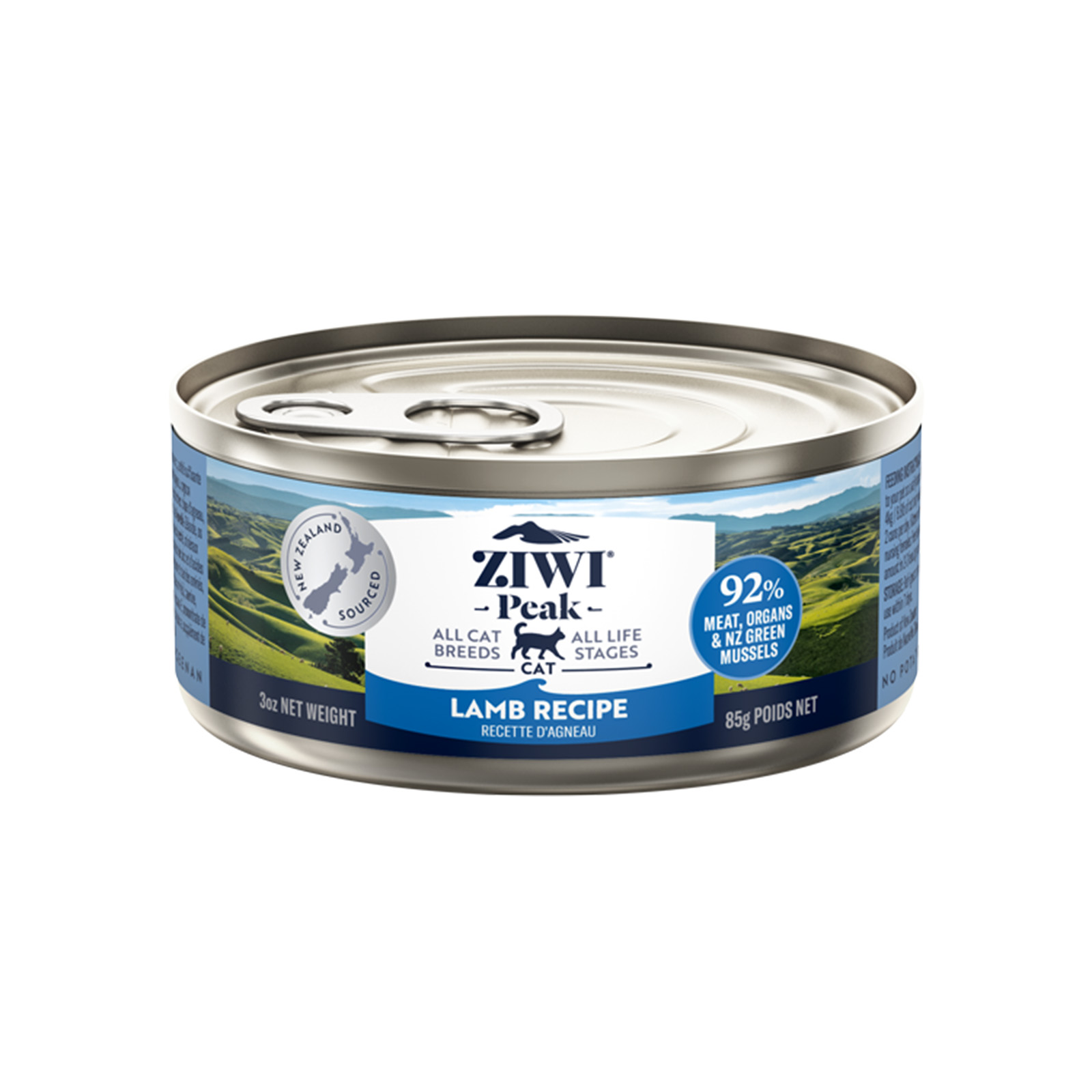 Ziwi Peak Grain Free Lamb All Life Stages Canned Wet Meat Cat Food