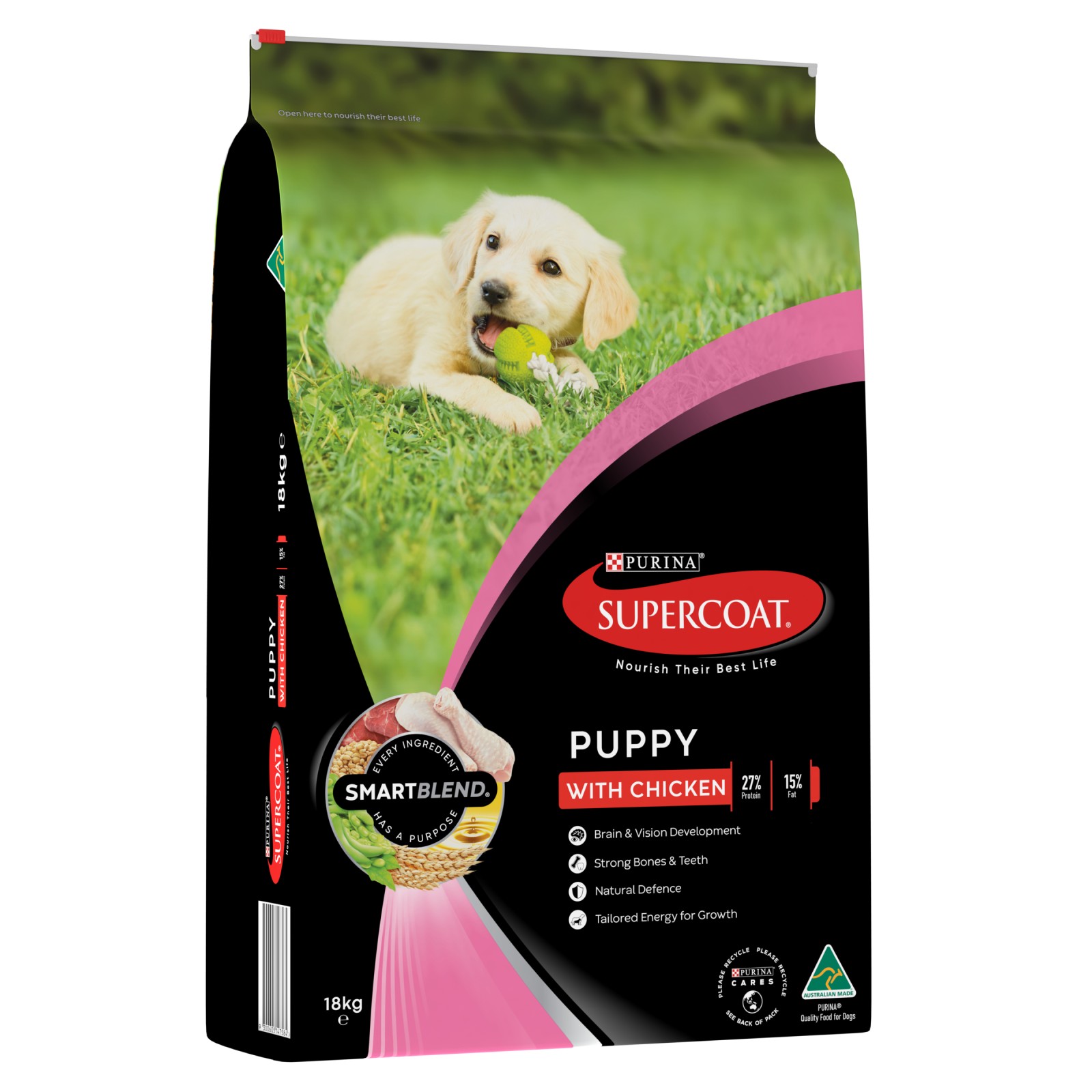 Supercoat grain store free dog food