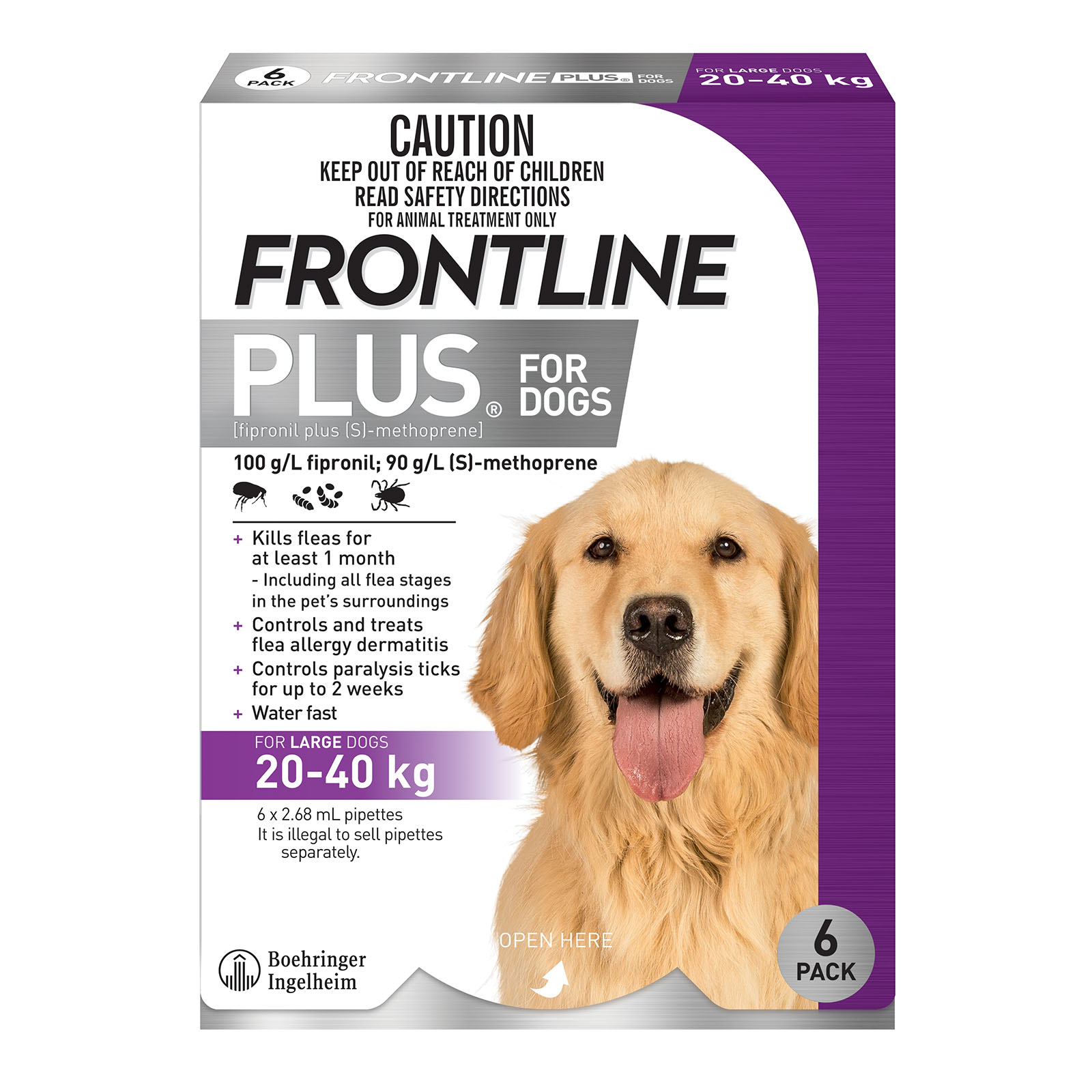 Frontline extra large shop dog 6 pack