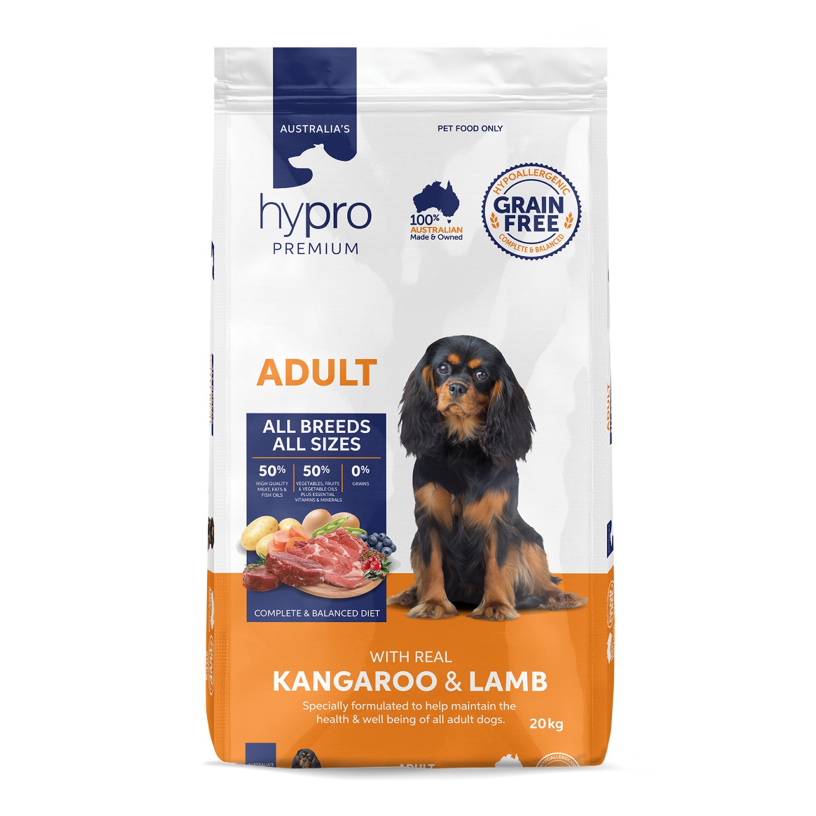 Hypro Premium Grain Free Kangaroo And Lamb All Breed Adult Dry Dog