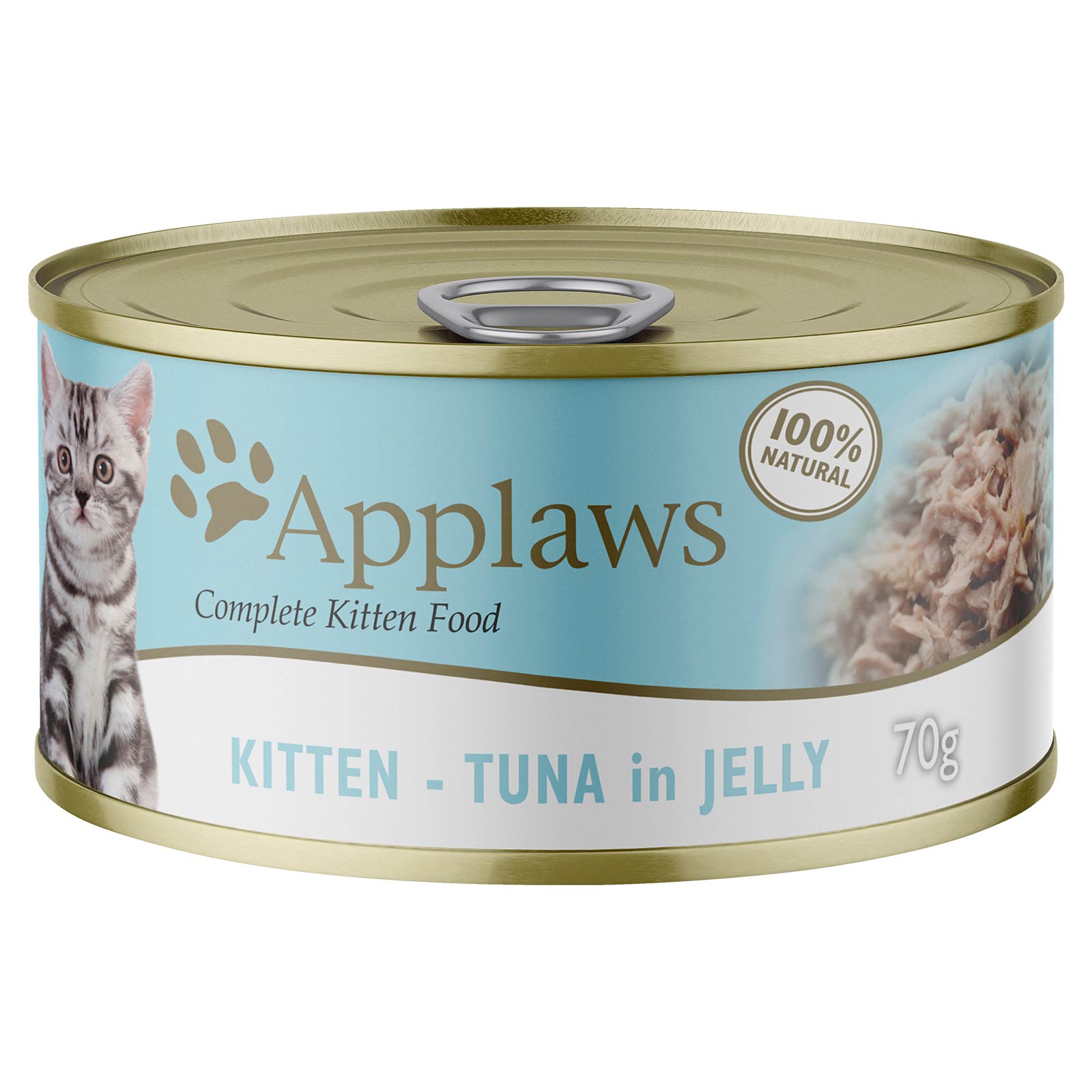 Applaws Kitten Tuna In Jelly Canned Wet Cat Food 70g x 48