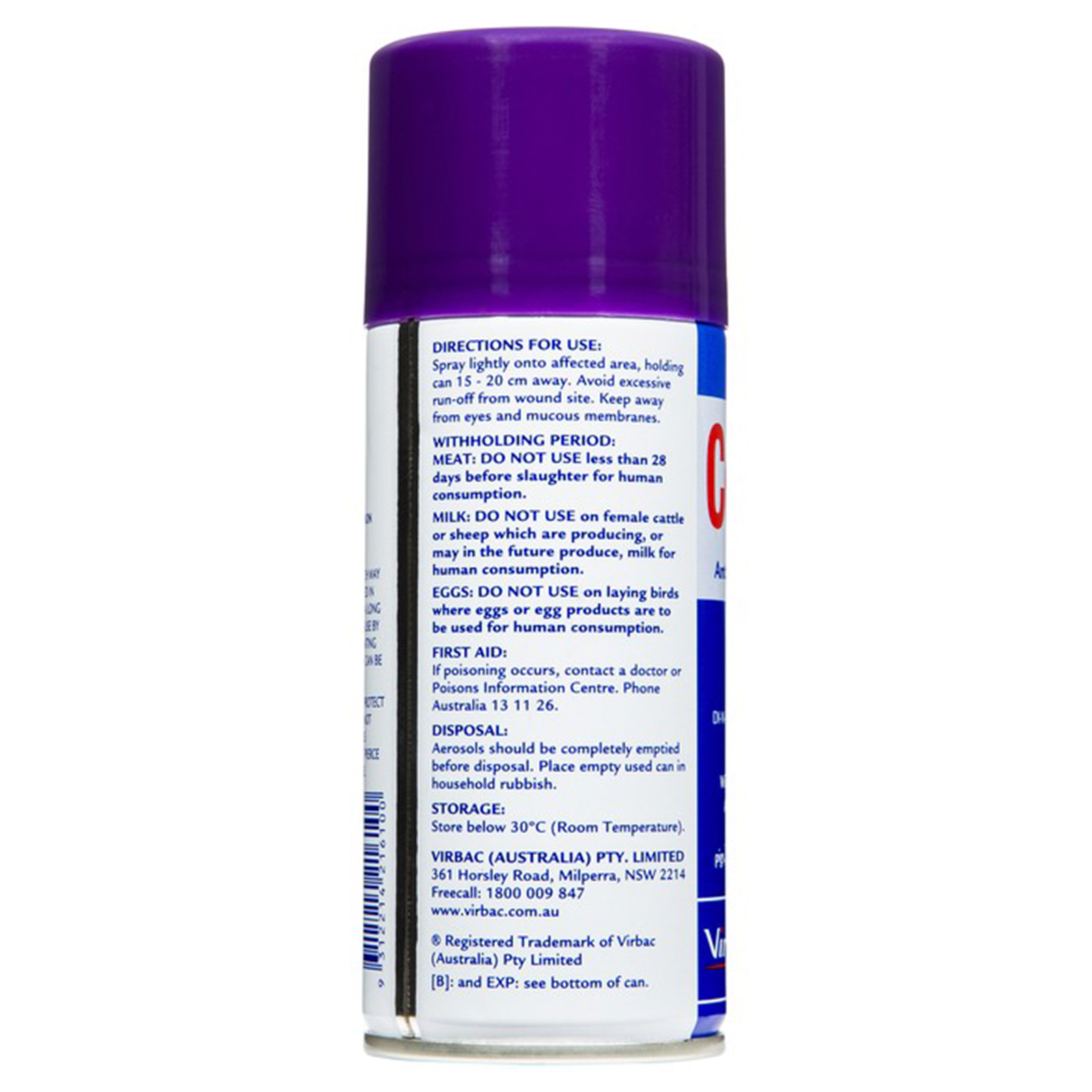 Cetrigen Antibacterial Wound Aerosol Spray 100gm 2 Pack - $45.49