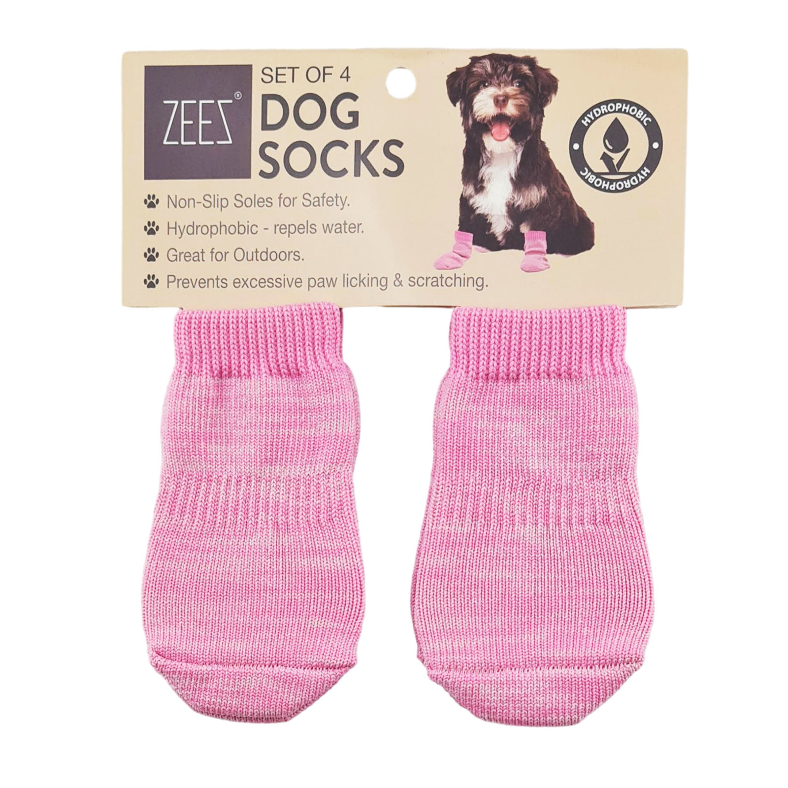 Pink dog socks hotsell