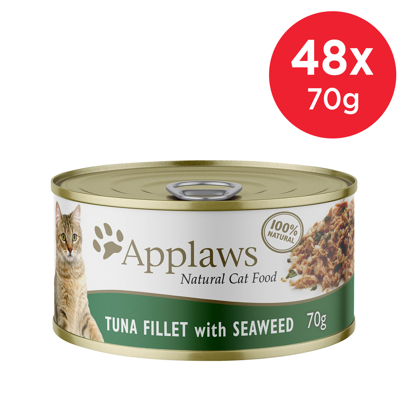 Applaws Tuna Fillet With Seaweed Natural Adult Canned Wet Cat Food