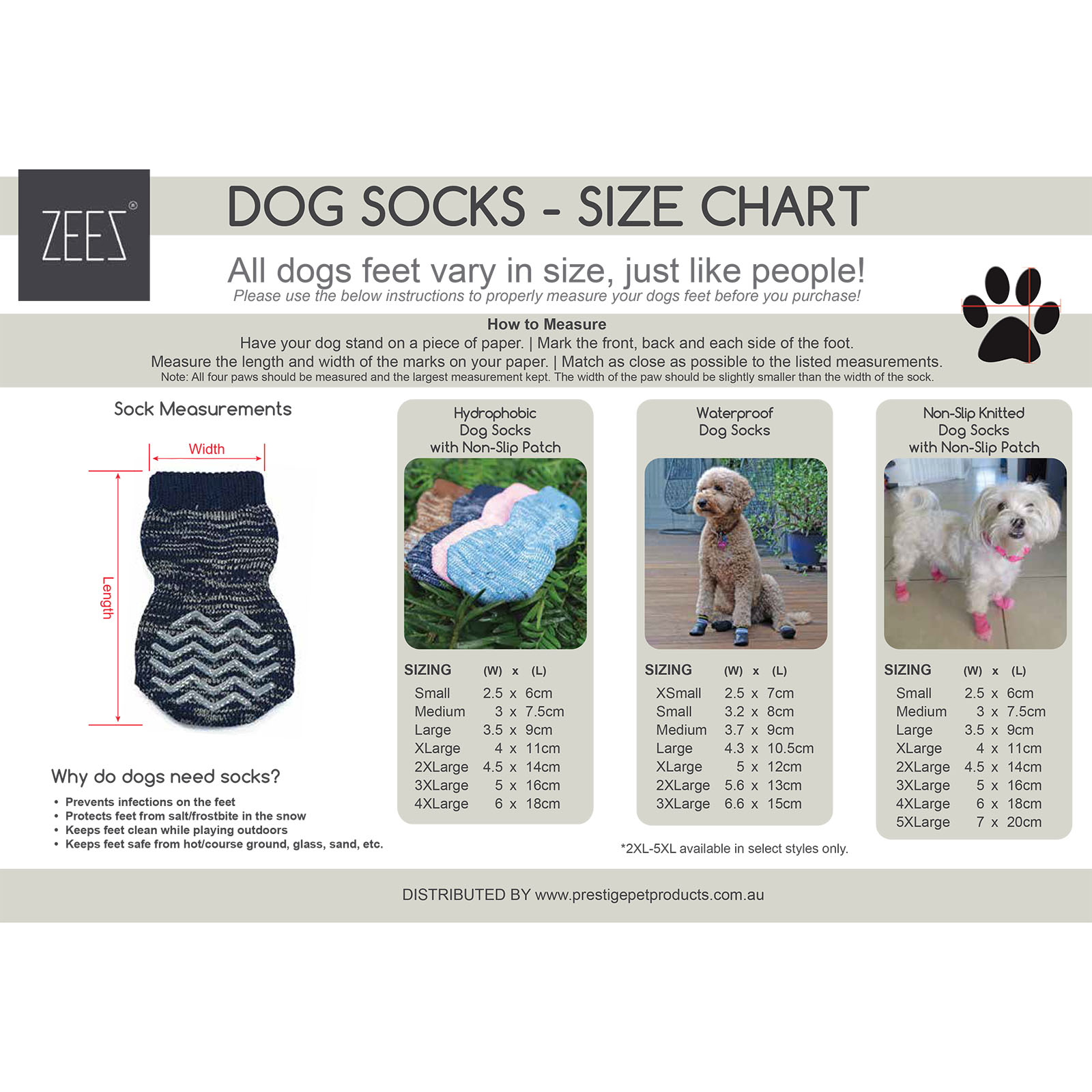 Non-Slip Dog Socks Pet Puppy Knitted Shoes Paw Print for Small Medium Dogs  Black