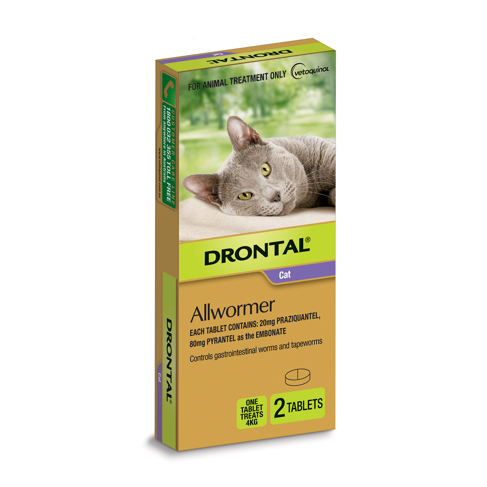 Drontal feline hot sale dosage