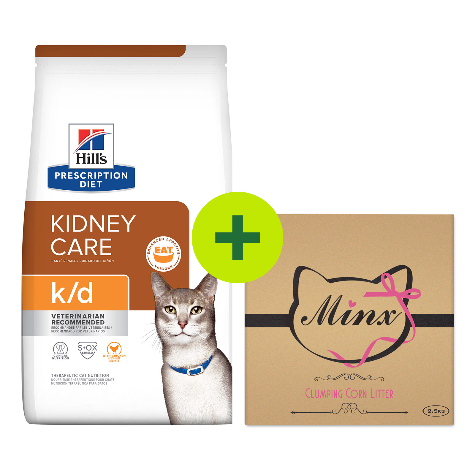 Hills Prescription Diet Feline kd Kidney Care Dry Food And Litter For Cats