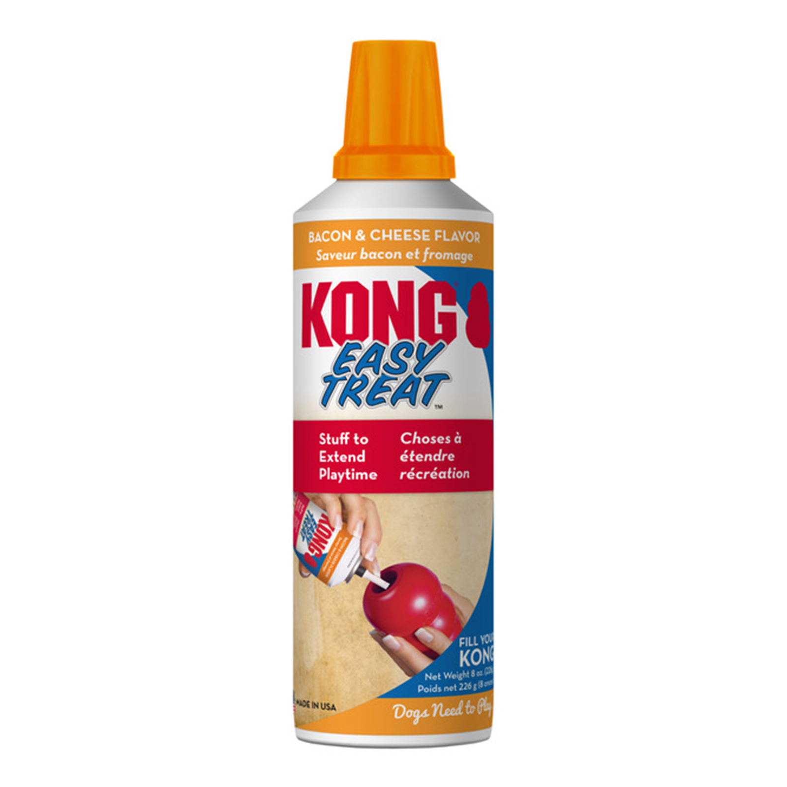 Kong Stuff'N Easy Treat Bacon & Cheese - 8 oz bottle