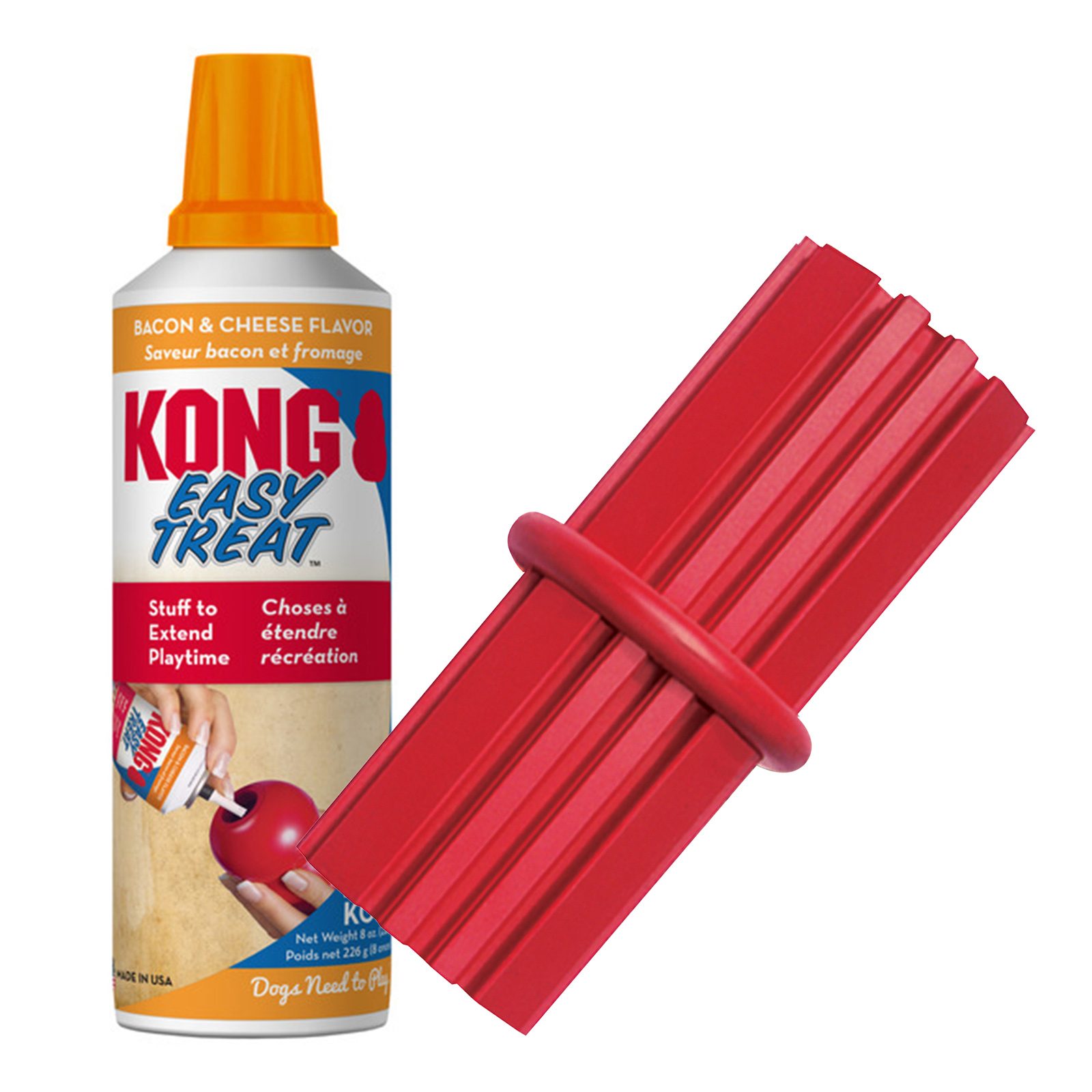 Kong easy treat outlet bacon and cheese