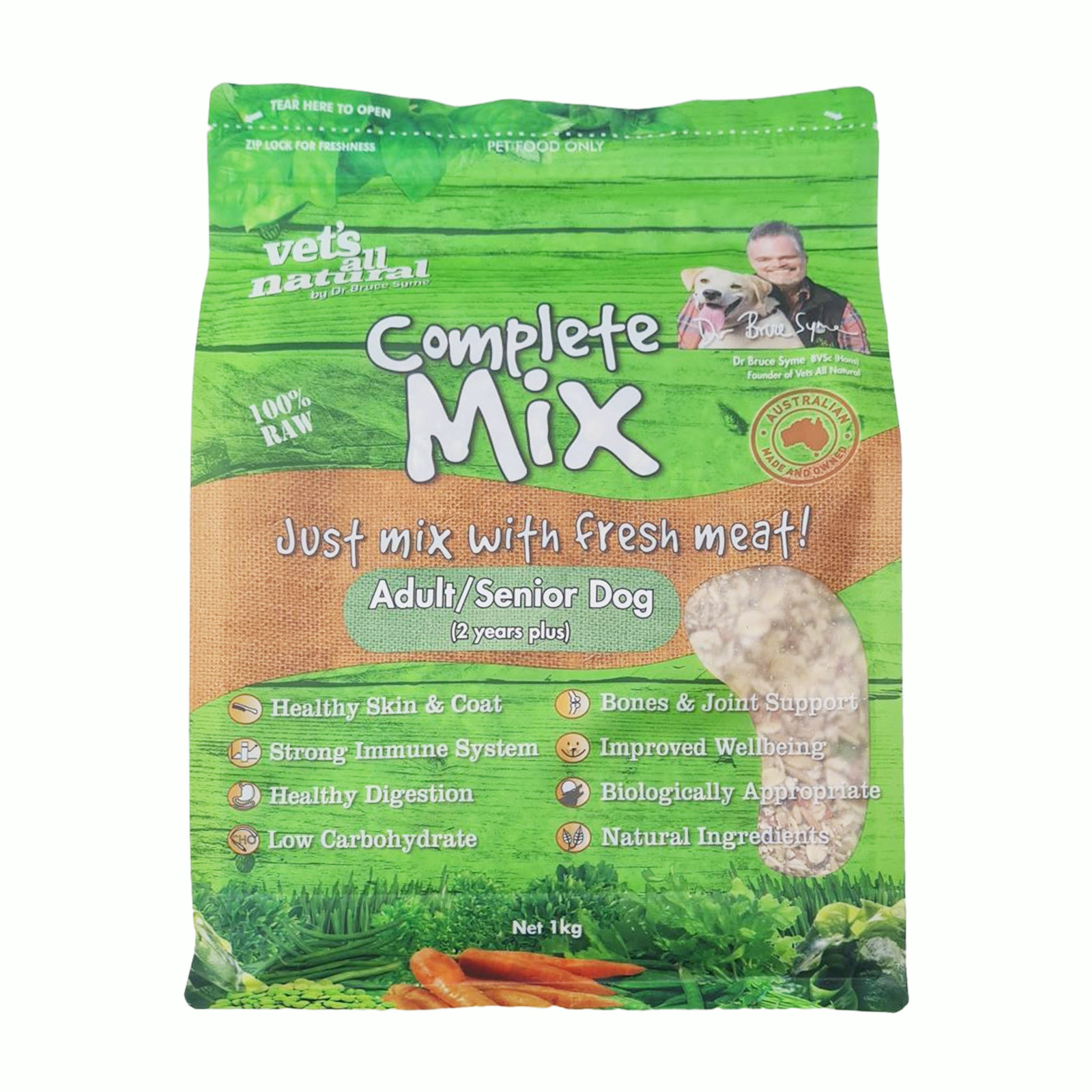 Complete mix deals dog food