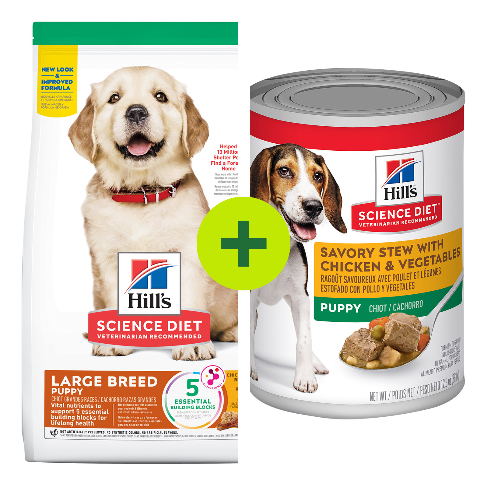 Hills science large breed puppy food hotsell