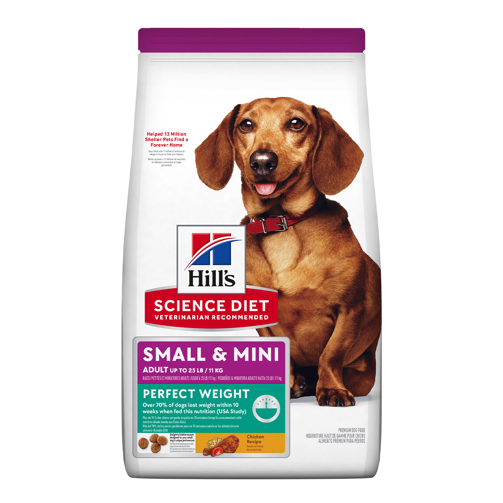 Hills Science Diet Perfect Weight Chicken Recipe Small Toy Mini Breed ...
