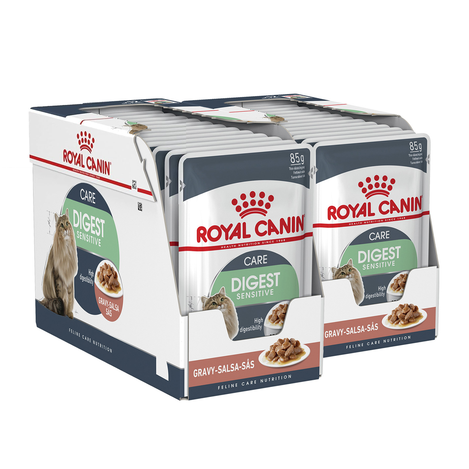 Royal Canin Digest Sensitive In Gravy Adult Pouches Wet Cat Food