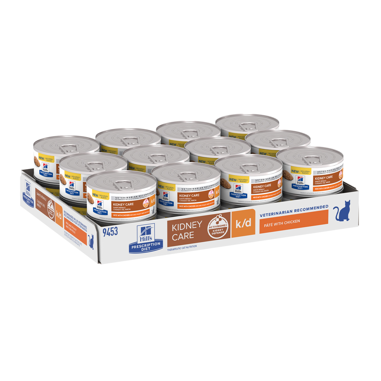 Hills Prescription Diet Feline kd Kidney Care Pate With Chicken Canned ...