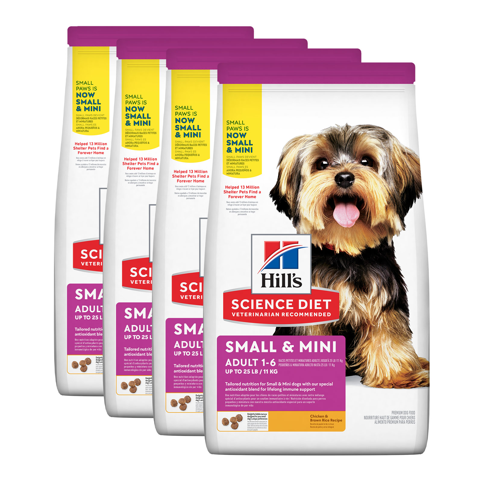 Hills Science Diet Small Paws Chicken Meal Rice Recipe Adult Dry Dog Food 6kg 94.99