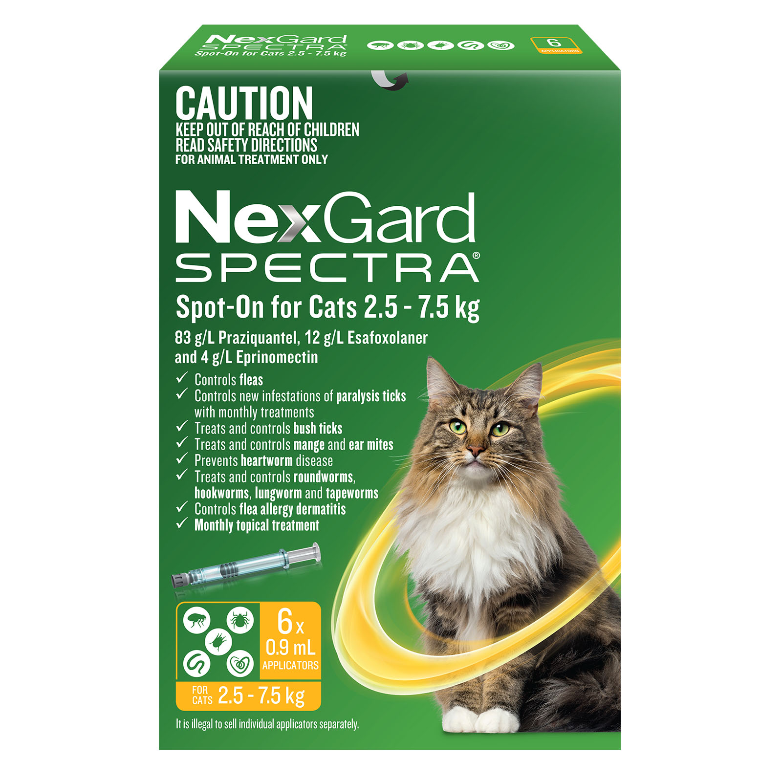 NexGard Spectra Chewables For Dogs PLUS Spot On For Cats