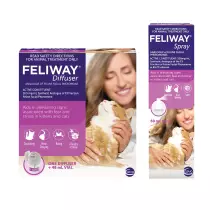 Feliway Home And Travel Diffuser Set With Feliway Spray For Kittens And Cats